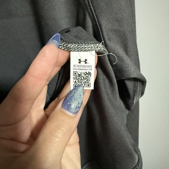 Under Armour Men Loose Long Sleeve Zip Henley T-Shirt Heatgear Gray XL - Picture 5 of 6
